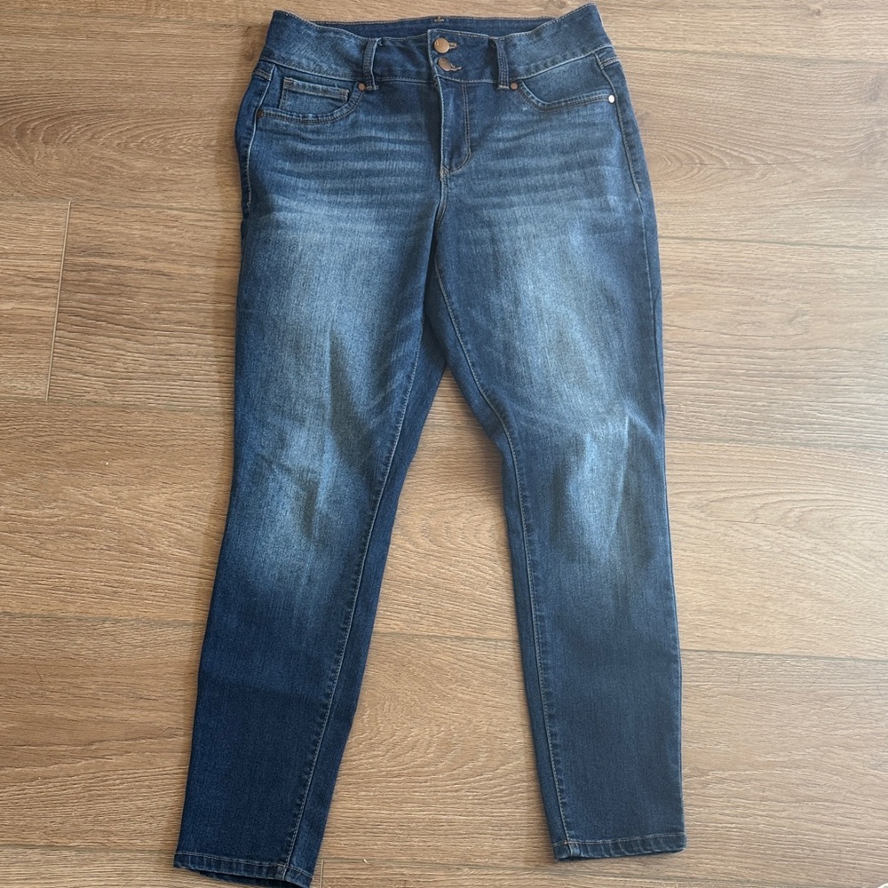 d. jeans skinny 2 button high rose ankle jeans size 8